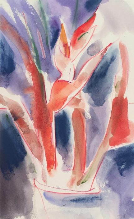 Heliconia 1 by George Woollard