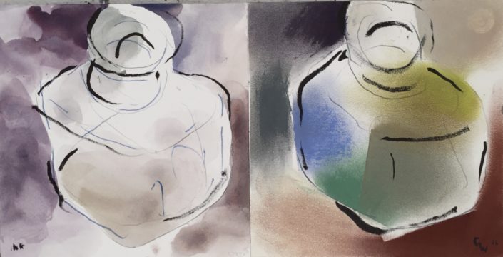 Ink Bottles 2 by George Woollard